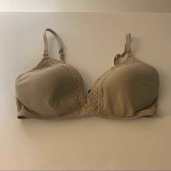 Natori Women's Grace Maternity Wire Free Contour Bra Adjustable Straps Nude 34C - Picture 2 of 11